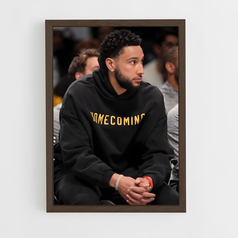 Poster Ben réflexion – affiche Basketball (vue 5)